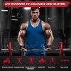Wrist Straps for Weight lifting Double Layer Leather lifting Grips for Maximum Grip Support Lifting Deadlift Strap & Weight Lifting Grips Gloves for W