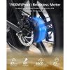 Electric Bike, 20" Ebike with 1500W Brushless Motor/ 48V 18Ah Removable Battery, Up to 32MPH / 68 Miles, 7-Speed Transmission