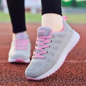 Women Shoes Super Light Sneakers For Women Vulcanize Shoes Sport Basket Femme Walking White Sneakers Women Casual Tenis Feminino (Shoe Size: 36, Color: Gray)
