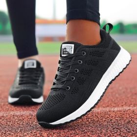 Women Shoes Super Light Sneakers For Women Vulcanize Shoes Sport Basket Femme Walking White Sneakers Women Casual Tenis Feminino (Shoe Size: 35, Color: Black)