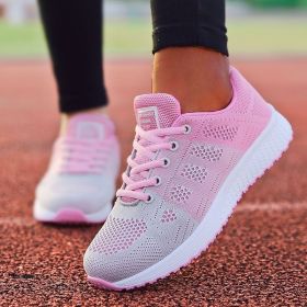 Women Shoes Super Light Sneakers For Women Vulcanize Shoes Sport Basket Femme Walking White Sneakers Women Casual Tenis Feminino (Shoe Size: 42, Color: Pink)