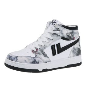 Women's new comfortable breathable fashion high top board shoes sports casual shoes (Color: Gray, size: 40)