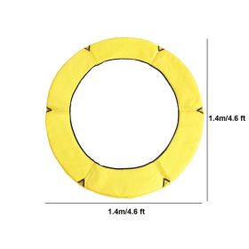 1.2/1.4M Children's Trampoline Jumping Bed Cover Protective Cover Protective Sponge Edge Jacket Hemming Accessory Cloth Cover (Color: Yellow 1.4M)