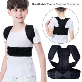 Kids Teens Posture Corrector Upper Back Posture Brace Breathable Invisible Teens Correction Belt for Teenager Girls and Boys (size: M)