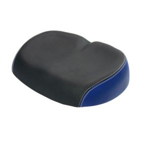 Big Size Bike Saddle PU Leather Soft, Comfortable And Wide Bike Seat, For Tour Bicycle MCC City Bike (Color: Black)