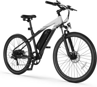 Electric Bike, PEAK 750W Brushless Motor,Removable Battery,Commuting Electric Mountain Bike,Up To 22MPH 7-Speed (Color: Black)