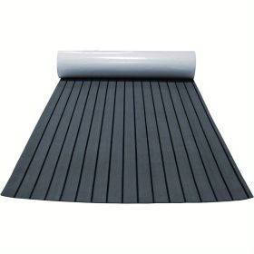 Grey/brown/marine floor, EVA foam ship deck 94.5 inches, anti-skid self-adhesive floor, offshore deck, marine carpet mat (colour: grey)